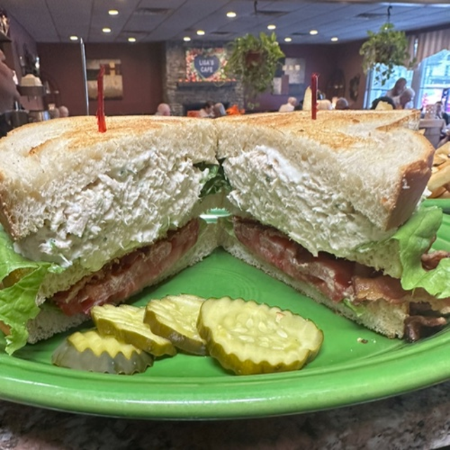 Chicken Salad Deli Sandwich.