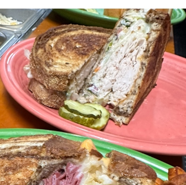Turkey Reuben Sandwich.